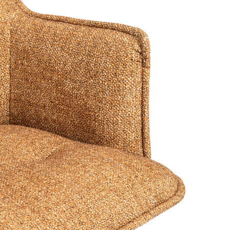 Кресло Lutz/Луц хром светло-коричневый