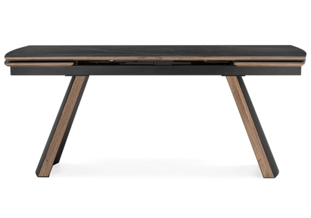 Керамический стол Симмонс 180(260)x90 shakespeare black, черный