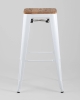 Стул барный TOLIX WOOD белый глянцевый Стул барный TOLIX WOOD белый глянцевый