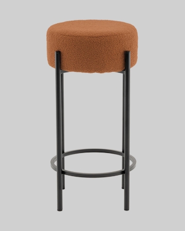 Стул барный Беккет букле терракотовый