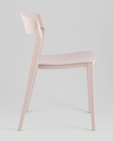 Стул Moris пластик нежно-розовый