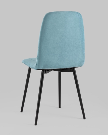 Стул Easy велюр пыльно-голубой Стул Easy велюр пыльно-голубой
