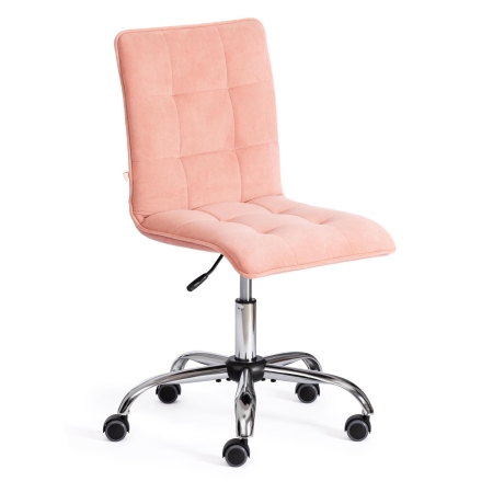 Кресло ZERO флок, розовый