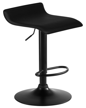 Набор 2 шт Стул барный TOMMY BLACK, черный