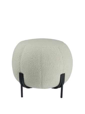Пуф круглый Флойд шалфейный экомех HUSH 690