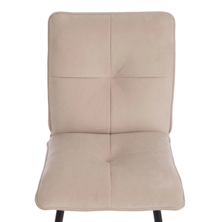 Стул обеденный Sweet бежевый флок