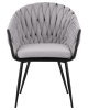Набор 2 шт Стул обеденный MATILDA серая ткань (LAR 275-17)