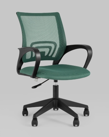 Кресло офисное ST-Basic TopChairs сетка и ткань зеленый фото в интернет-магазине Stoolmarket