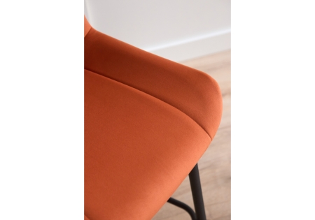 Барный стул Седа терракотовый (zd 432), черный