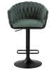 Набор 2 шт Стул барный LEON, зеленая ткань (LAR 275-23)