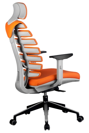 Кресло RCH SHARK серый Пластик и оранжевый Кресло RCH SHARK серый Пластик и оранжевый