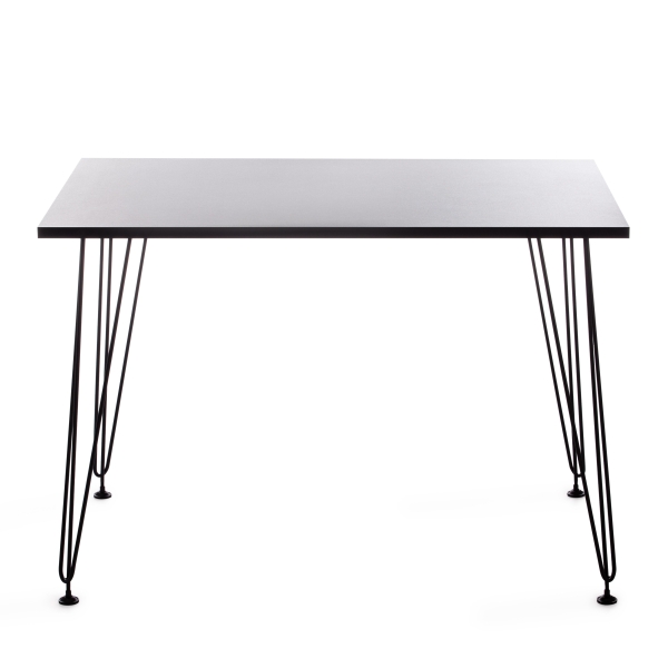 Стол STAR ЛДСП и металл, 110х70х75 см, черный
