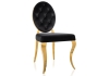 Стул Odda черный, золотой