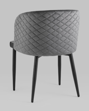 Стул Оскар велюр серый