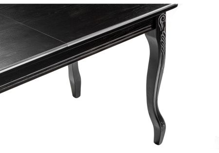 Деревянный стол Каллисто патина серебро