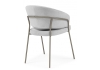 Стул на металлокаркасе Лео серый brendy monsoon 22, капучино