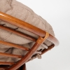 Кресло-качалка "PAPASAN" w 23 и 01 B с подушкой, орех, экошерсть коричневый, 1811-5
