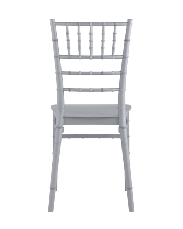 Стул Chiavari (Кьявари) пластик серебряный