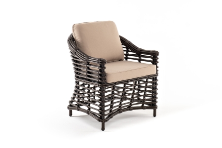 "Ницца" кресло из искусственного ротанга, бронзовый