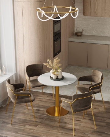 Стул Полин коричневый Стул Полин коричневый