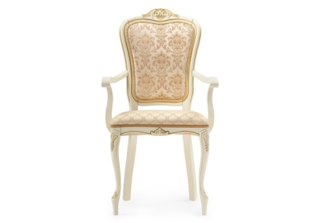 Стул деревянный Руджеро патина золото, бежевый