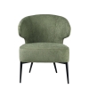 Кресло Робби букле зеленый MOSS 615