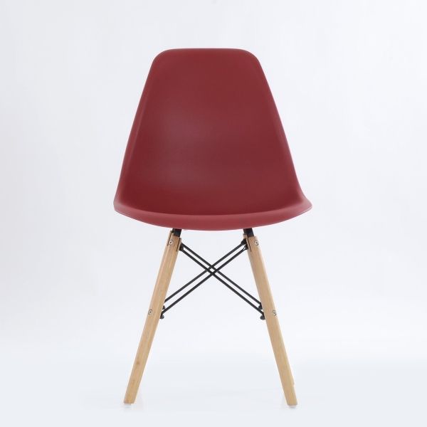 Стул Eames style Superior бордовый Стул Eames style Superior бордовый