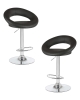 Набор 2 шт Стул барный MIRA, черный