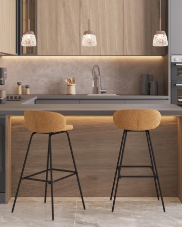 Стул барный Nita букле охра