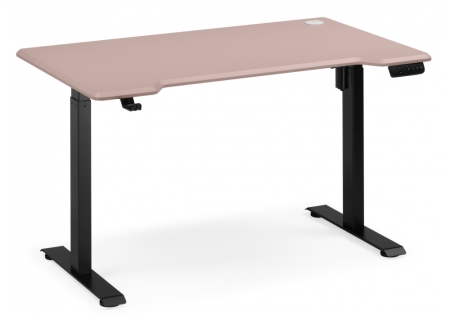 Компьютерный стол Маркос 140х80 розовый, черный