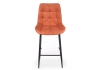 Барный стул Челси 360 терракотовый (zd 432), черный np