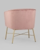 Кресло Шале велюр розовый