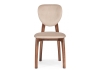 Стул деревянный Вакимо ткань бежевый, миланский орех