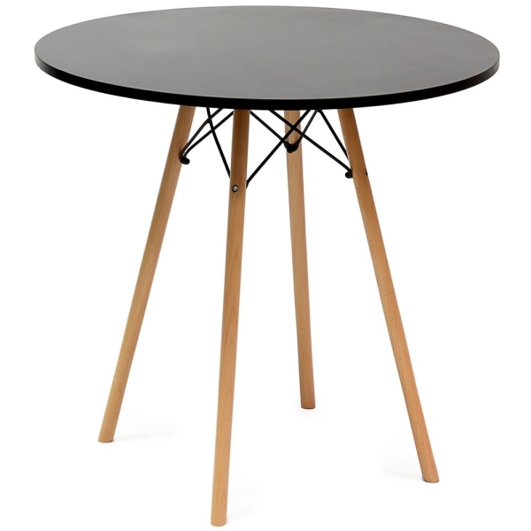 Стол Eames style 80 черный