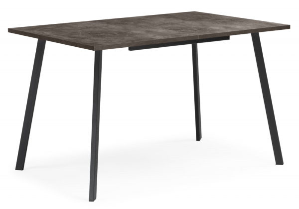 Стол деревянный Кортни 117 (157) x 77 бетон темный, черный матовый Стол деревянный Кортни 117 (157) x 77 бетон темный, черный матовый