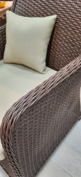 Кресло плетеное с подушками Tagliamento Barcelona