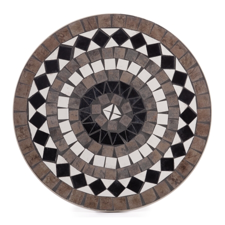 Стол Secret de Maison ROMEO (PL08-7451RV) металл, 60*72 см, белый, плитка "калейдоскоп"