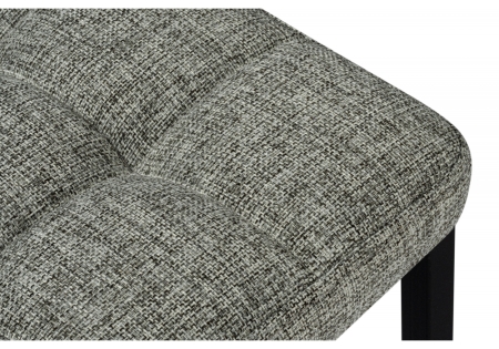 Барный стул Лофт рогожка графит, черный матовый