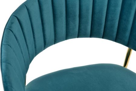 Полубарный стул Turin бирюзовый фото в интернет-магазине Stoolmarket