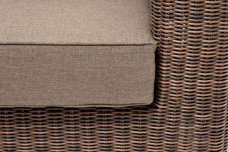 "Боно" кресло из искусственного ротанга, коричневый