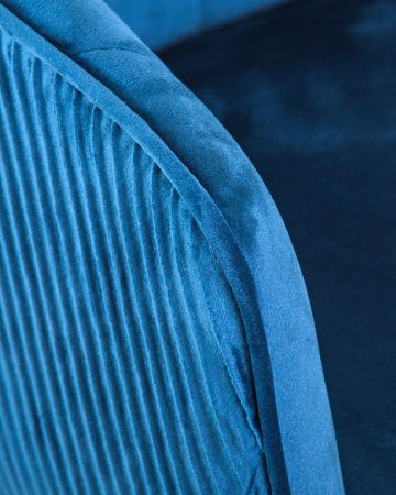 Стул барный DARCY синий велюр 1922-20