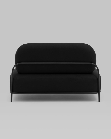 Диван Стоун рогожка черный