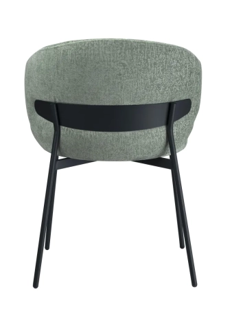 Стул для кухни SOLIS зеленый шенилл ELEMENT