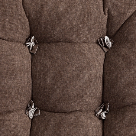 Кресло Charli коричневый, ткань и металл, мягкое сиденье, с подлокотниками