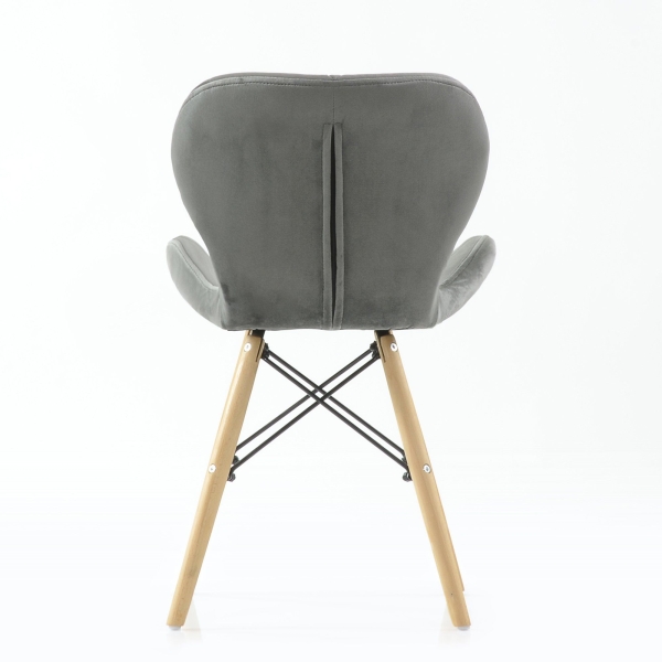 Стул Perfecto темно-серый велюр Стул Perfecto темно-серый велюр