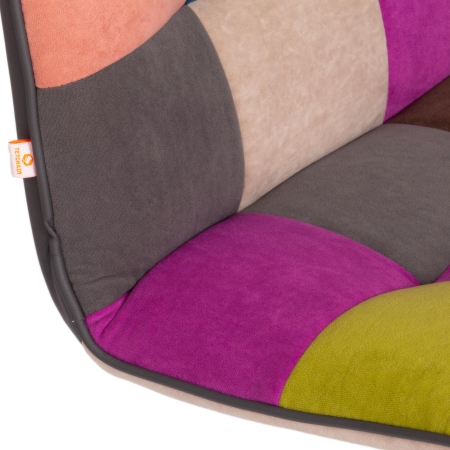 Кресло ZERO (спектр) ткань и флок, цветной