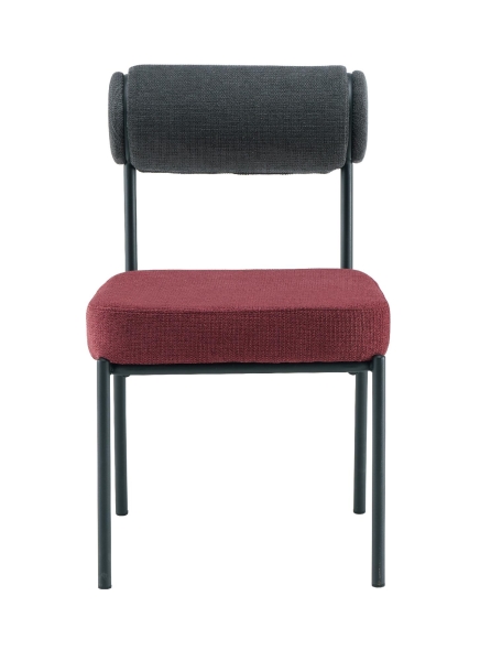 Стул обеденный Ponpoun темно-серый бордо Стул обеденный Ponpoun темно-серый бордо