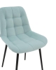 Стул Флекс N велюр светло-голубой