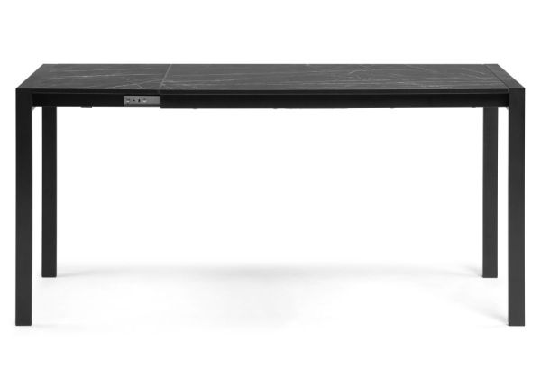 Стол деревянный Центавр мрамор черный матовый