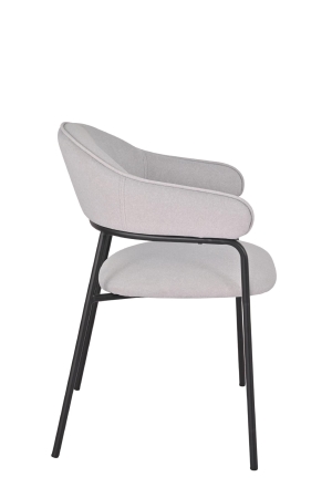 Стул обеденный Leya светло-серый 2 шт.